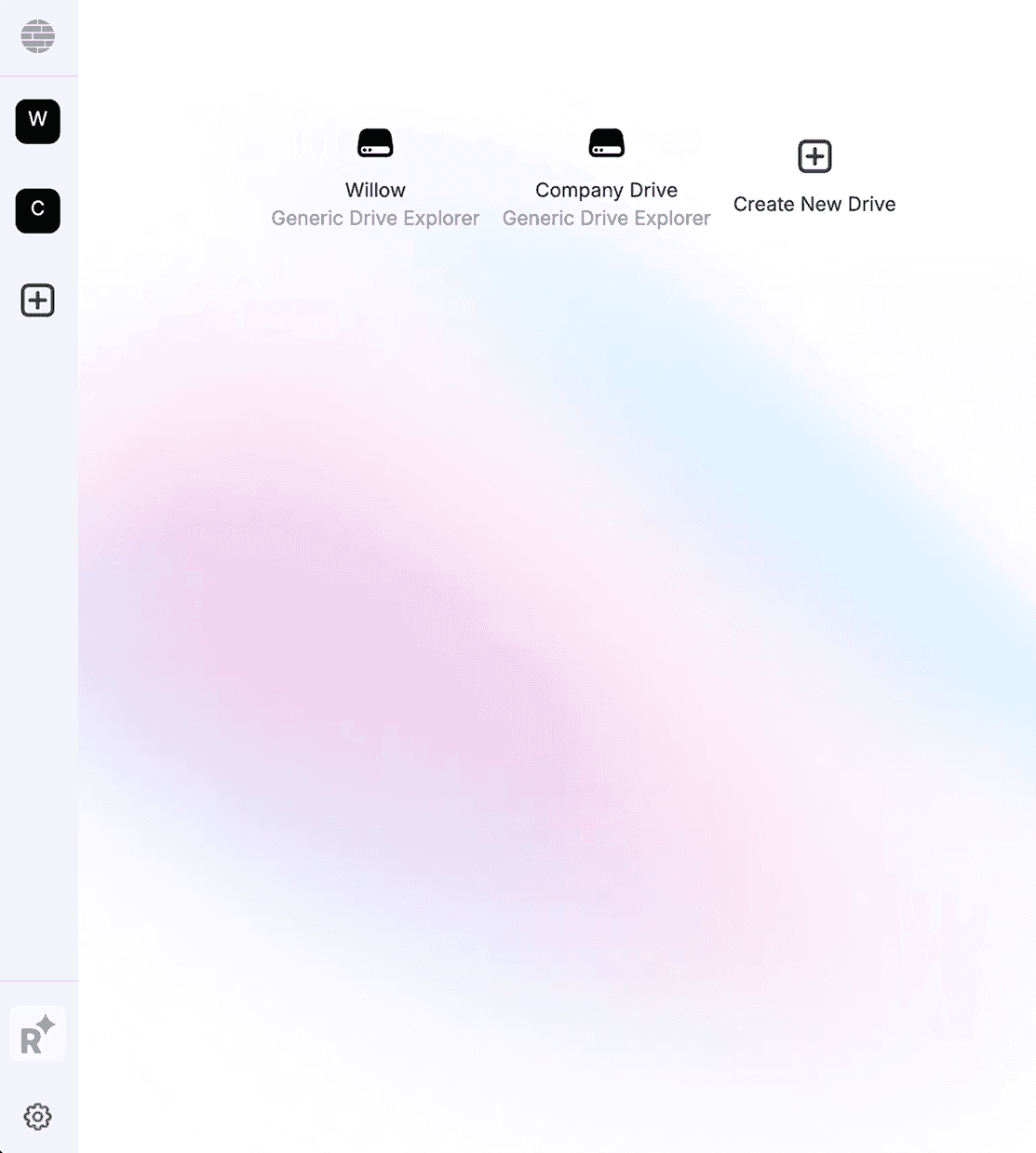 Connect workspace preview with drives and templates